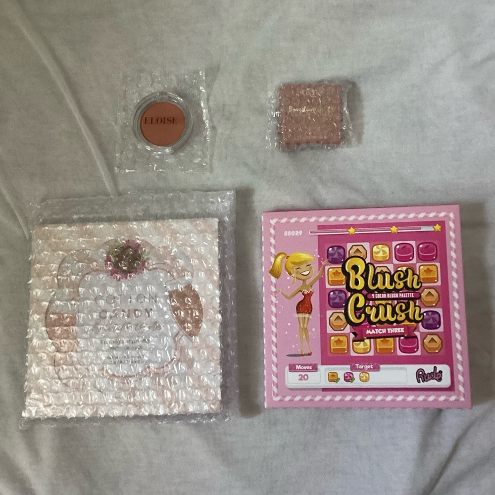 Bundle of 4 Blush Products (Beauty Bakerie, Rude Cosmetics, and more!)